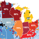 Illustration for article titled Facebook Data Give Us The Best Fandom Map of the NCAA Tournament